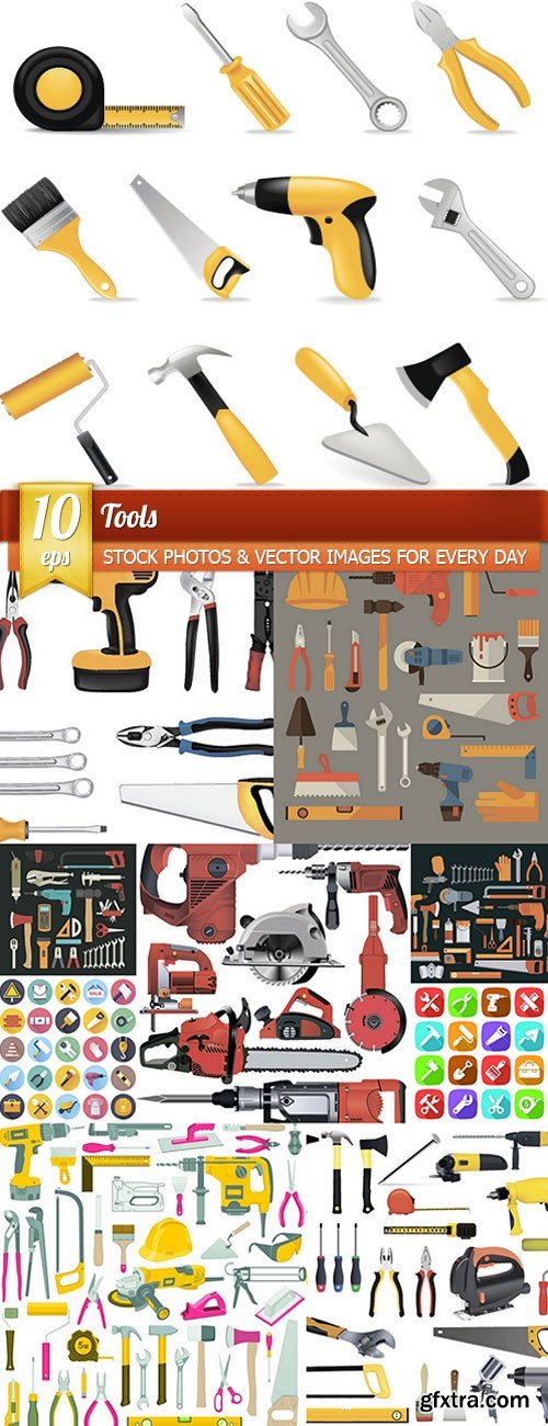 Tools, 10 x EPS