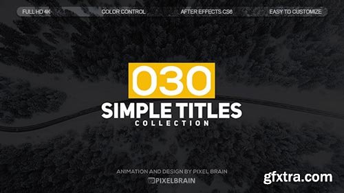 Videohive - Simple Titles - 19626743