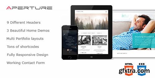 ThemeForest - Aperture v1.0 - Creative Business HTML Theme - 19164156