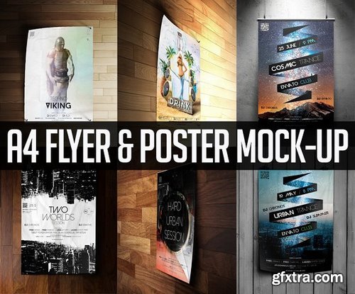 CM - A4 Flyer & Poster Mock-up 1068515