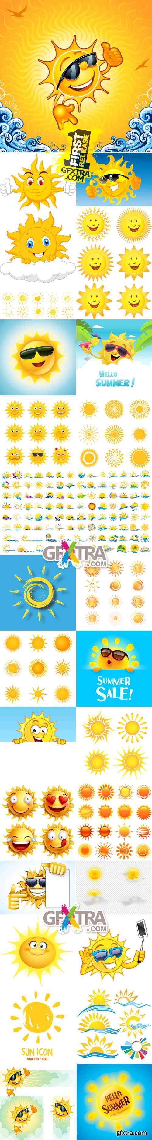 Summer Sun Vector Collection