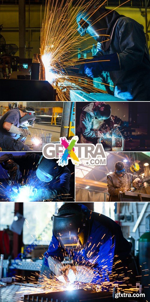 Stock Photo - Industrial Welder