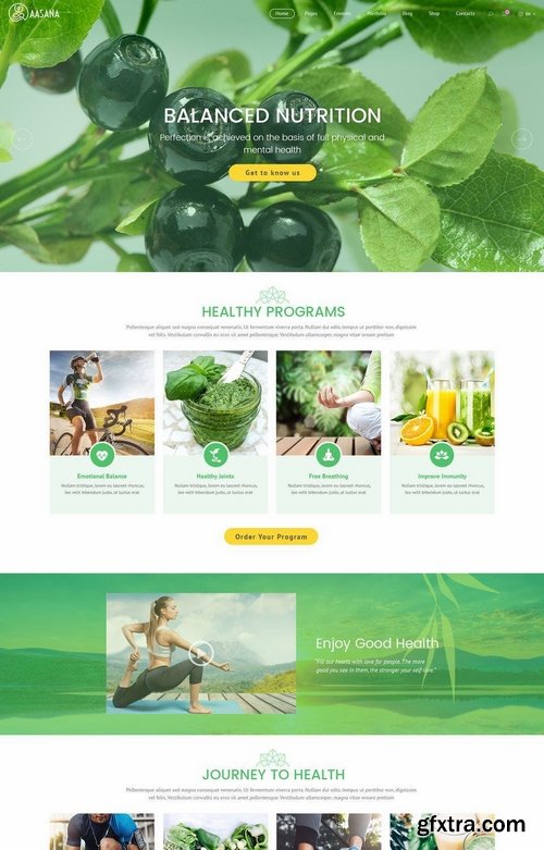 Aasana Yoga Fitness Gym Dance Health PSD