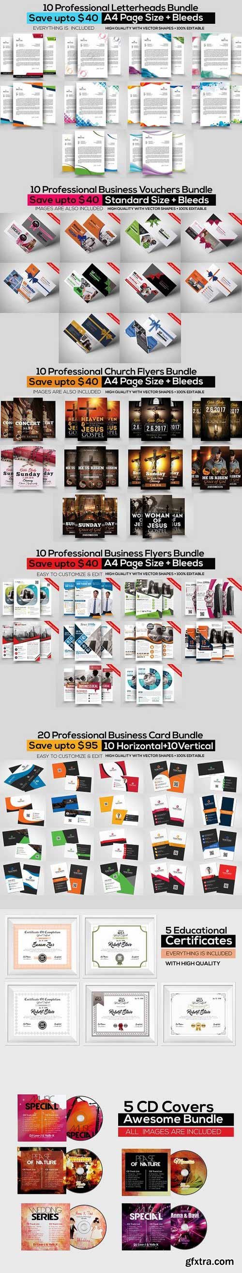 CM - 115 Print Templates Big Bundle 788465