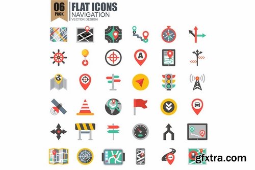 250 Flat Icons