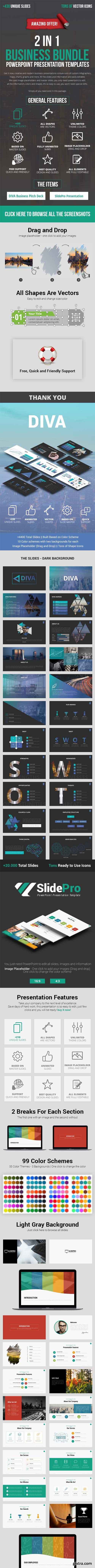 GR - 2 in 1 Business PowerPoint Presentation Bundle 19726790