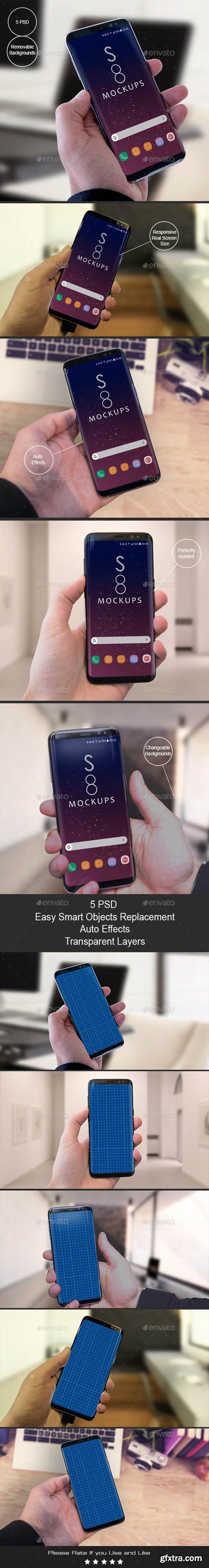 GR - S8 Galaxy Modern Android Mockups-Apps Ui Showcase 19727219