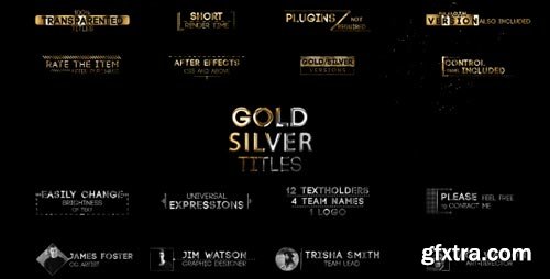 Videohive - Golden Titles V.2 - 19692196