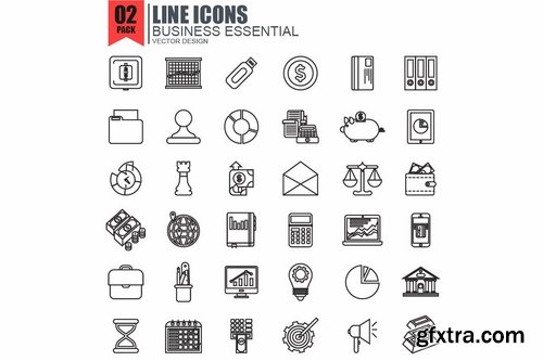 250 Simple Line Icons