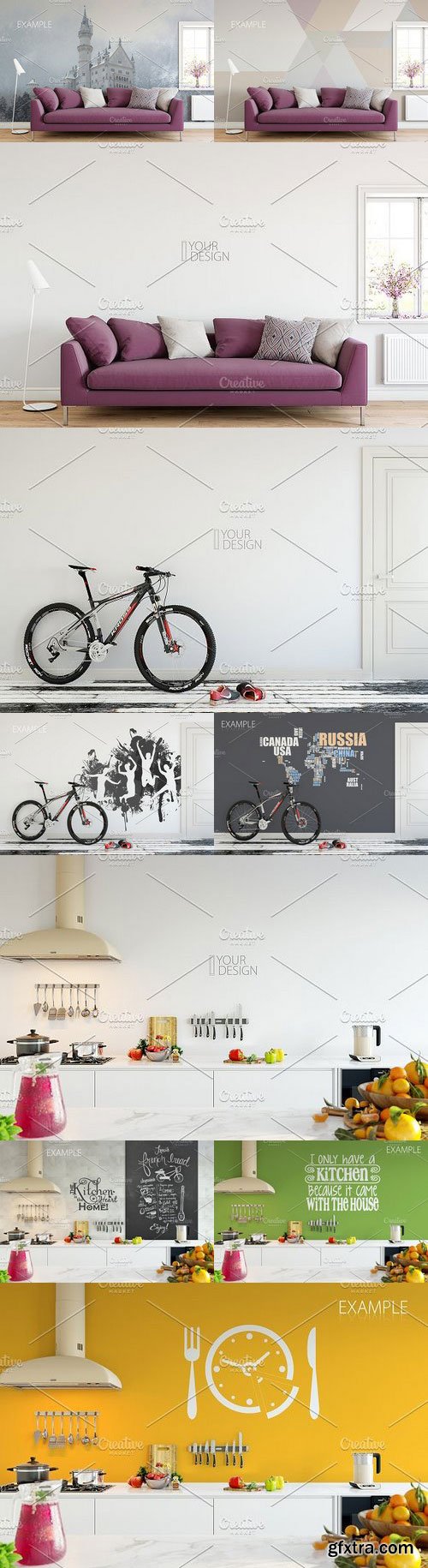 CM - Wall Mockup - Bundle Vol. 3 1145141