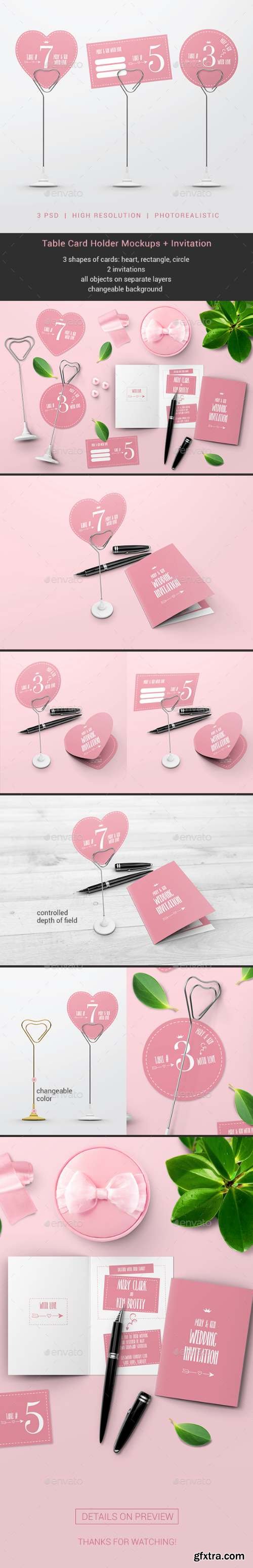 GR - Table Card Holder Mockups 19757621