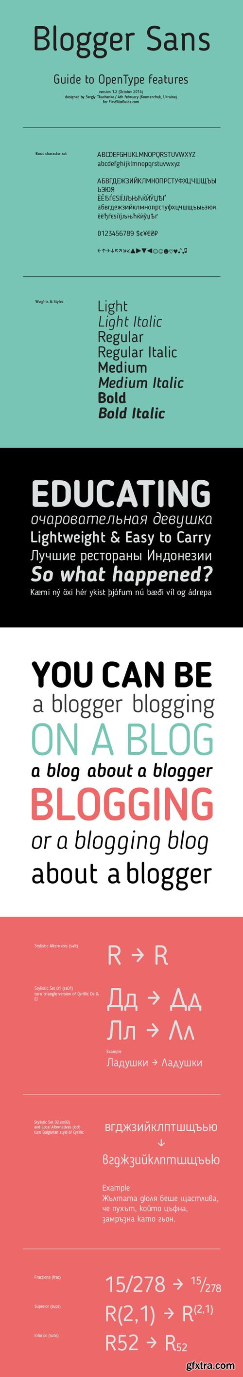 Blogger Sans Font