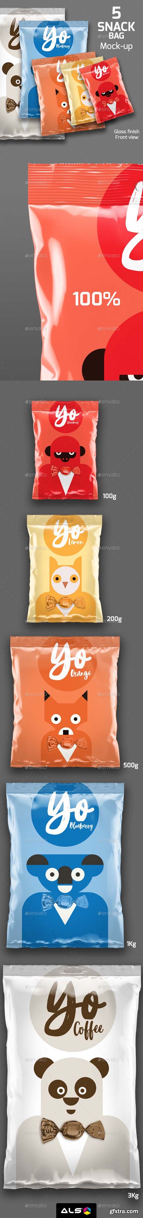 GR - 5 Snack Bags Mock-up 19747598