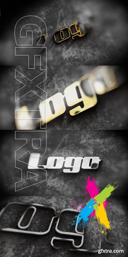 Gold & Silver Logo - After Effects