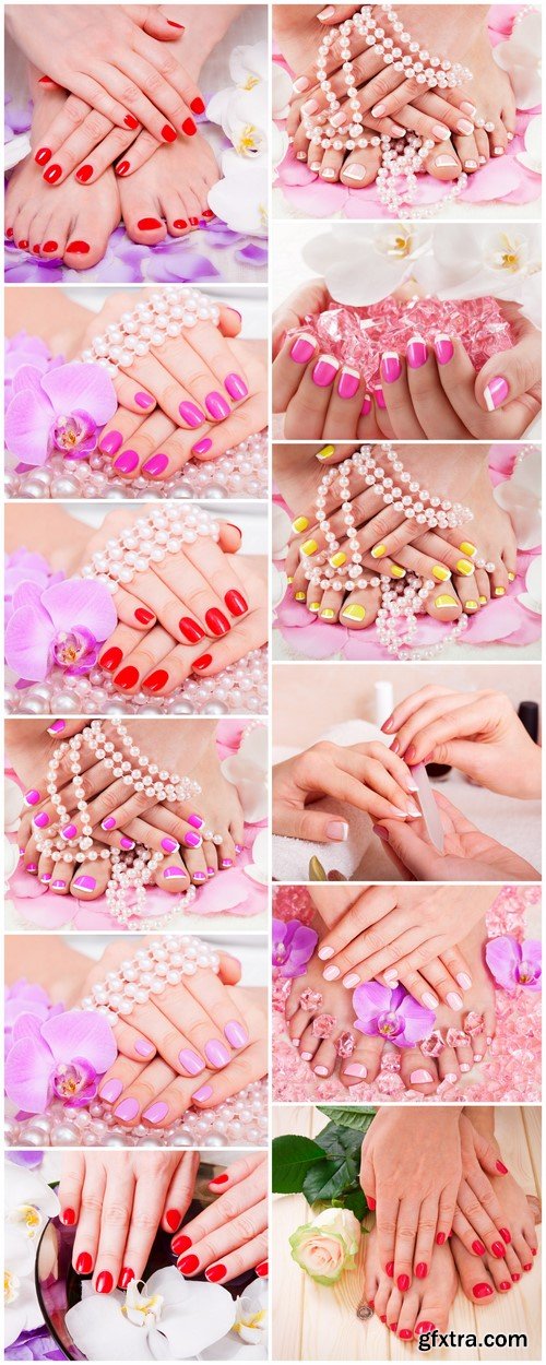 Manicure and pedicure 12X JPEG