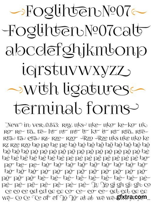 Fogli­hten No07 Font