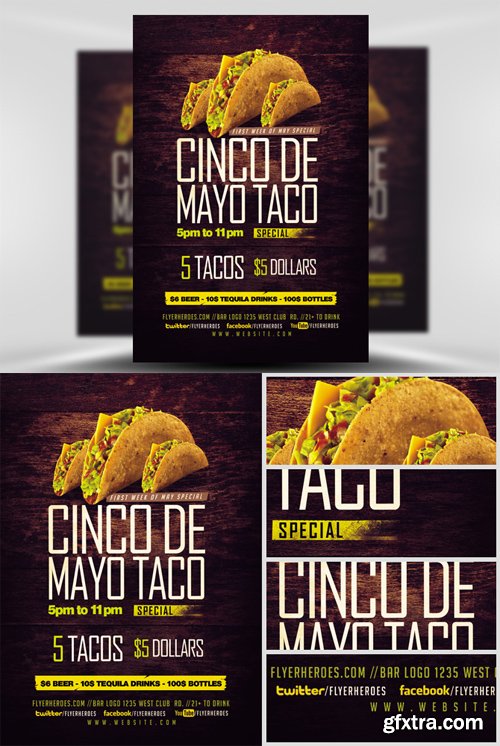 Cinco De Mayo Special Flyer Template