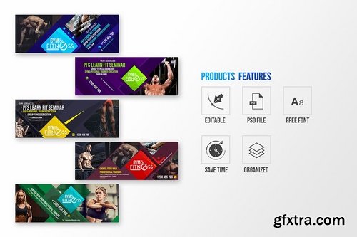 10 Facebook Cover - Fitness &amp; Gym