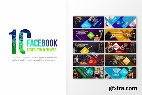 10 Facebook Cover - Fitness &amp; Gym