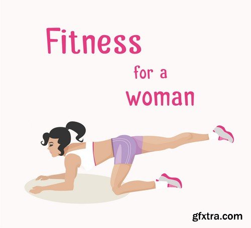 Fitness for a woman - 8 EPS