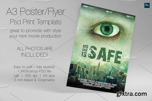 CM - A3 - Movie Poster Print Template 5 407930