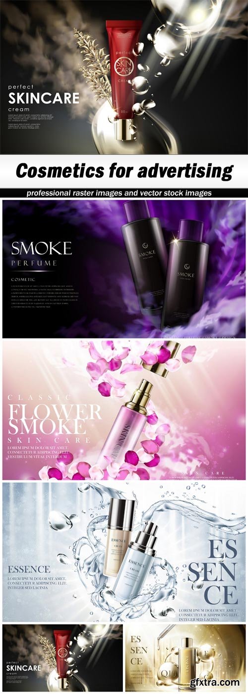 Cosmetics for advertising - 5 EPS