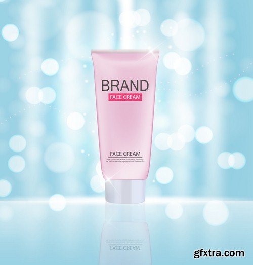 Face cream for advertising - 5 EPS