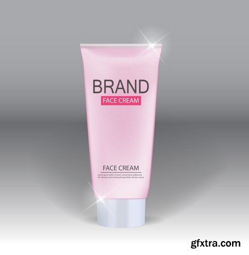 Face cream for advertising - 5 EPS