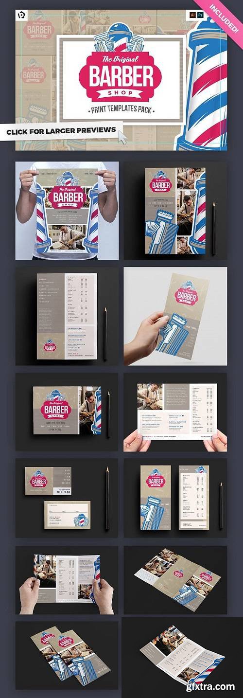 CM - Barber\'s Shop Templates Pack 1192193