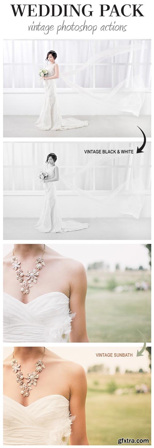 GraphicRiver - Wedding Pack - Vintage Photoshop Actions - 19702270