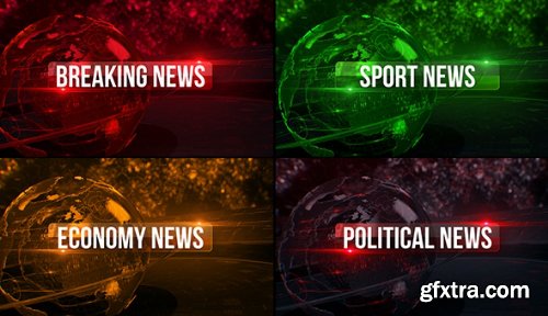 Videohive Broadcast Design News Package 19550533