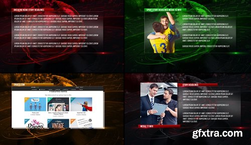 Videohive Broadcast Design News Package 19550533