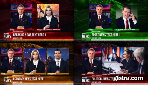 Videohive Broadcast Design News Package 19550533