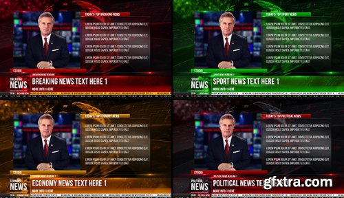 Videohive Broadcast Design News Package 19550533