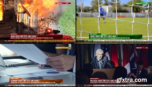 Videohive Broadcast Design News Package 19550533