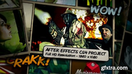 Videohive Comic Action - The Beginning 4098573