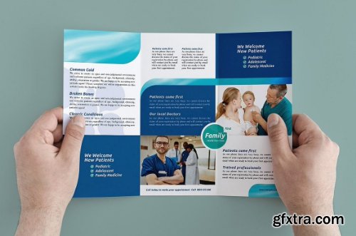 CreativeMarket Health Care Brochure Template Pack 770165