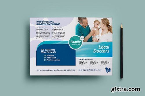 CreativeMarket Health Care Brochure Template Pack 770165