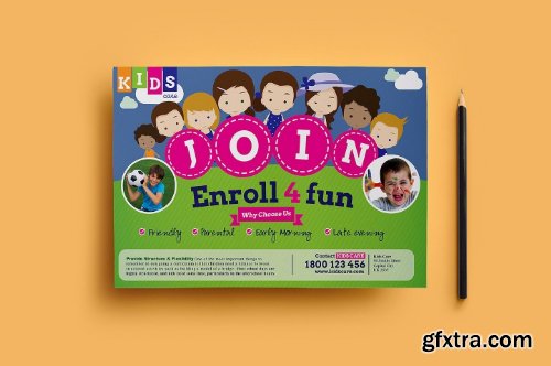 CreativeMarket After School Kids Care Template Pack 769361