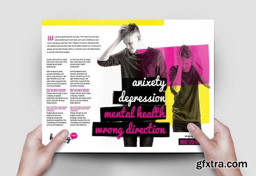 CreativeMarket Healthy Mind Brochure Template Pack 768565