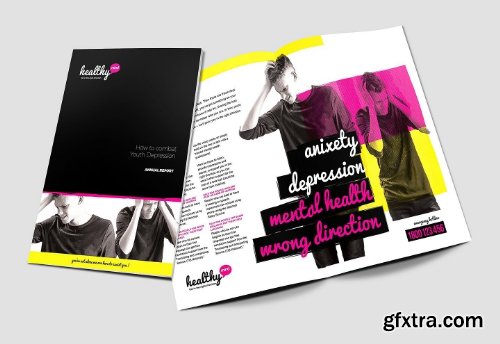 CreativeMarket Healthy Mind Brochure Template Pack 768565