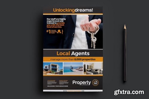 CreativeMarket Real Estate Brochure Template Pack 772468