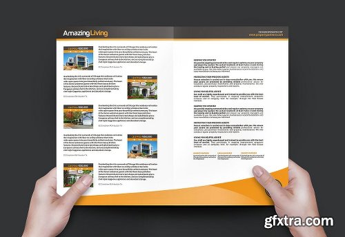 CreativeMarket Real Estate Brochure Template Pack 772468