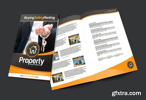 CreativeMarket Real Estate Brochure Template Pack 772468