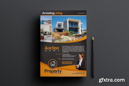 CreativeMarket Real Estate Brochure Template Pack 772468