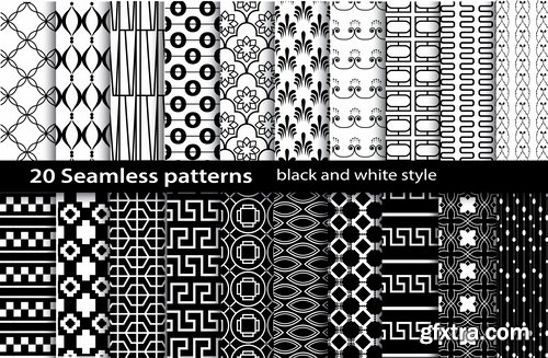 Collection pattern wallpaper sample calligraphic drawing frame vector image 7-25 EPS