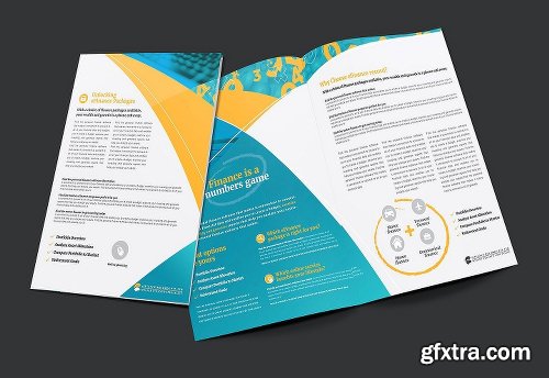 CreativeMarket eFinance Brochure Template Pack 773250