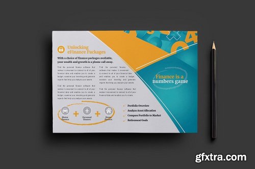 CreativeMarket eFinance Brochure Template Pack 773250