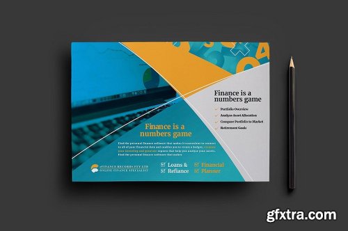 CreativeMarket eFinance Brochure Template Pack 773250