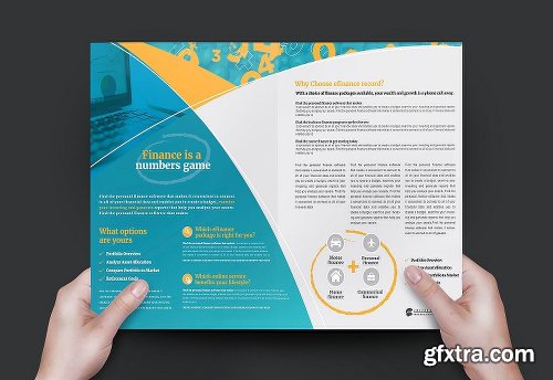 CreativeMarket eFinance Brochure Template Pack 773250